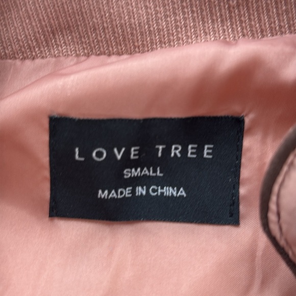 Love Tree Quilted Pink Vest with Gold Accents - Picture 6 of 13